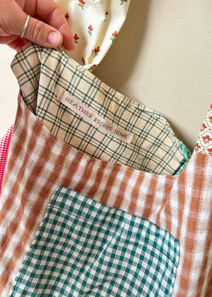 Patchwork Bow Bag - Adjustable Tote