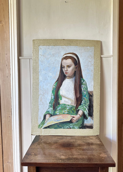 Young Girl Portrait Painting