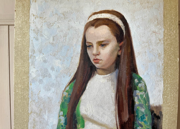 Young Girl Portrait Painting