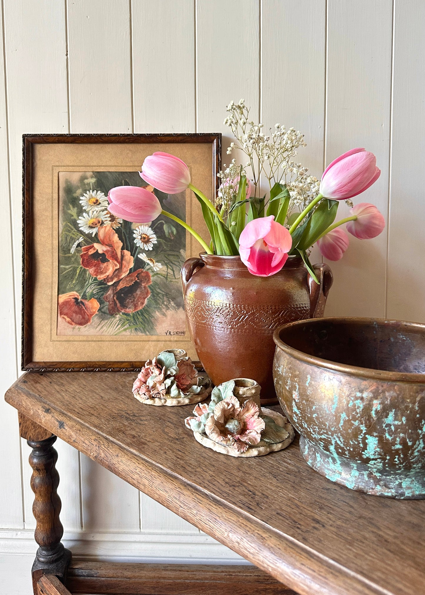 Watercolour Floral Observation Painting