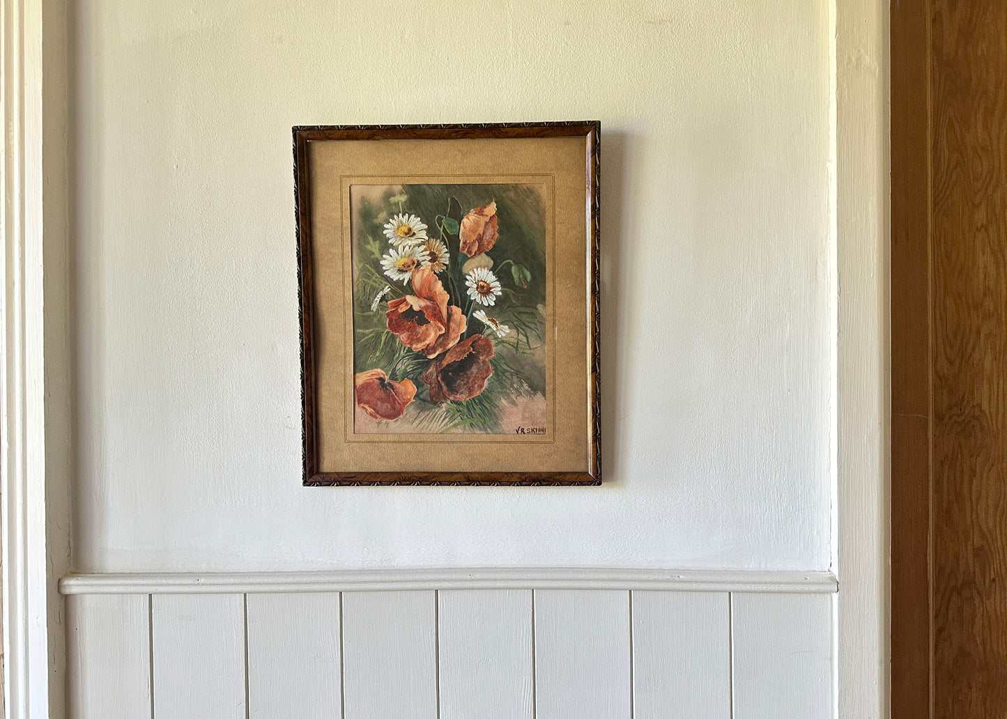 Watercolour Floral Observation Painting