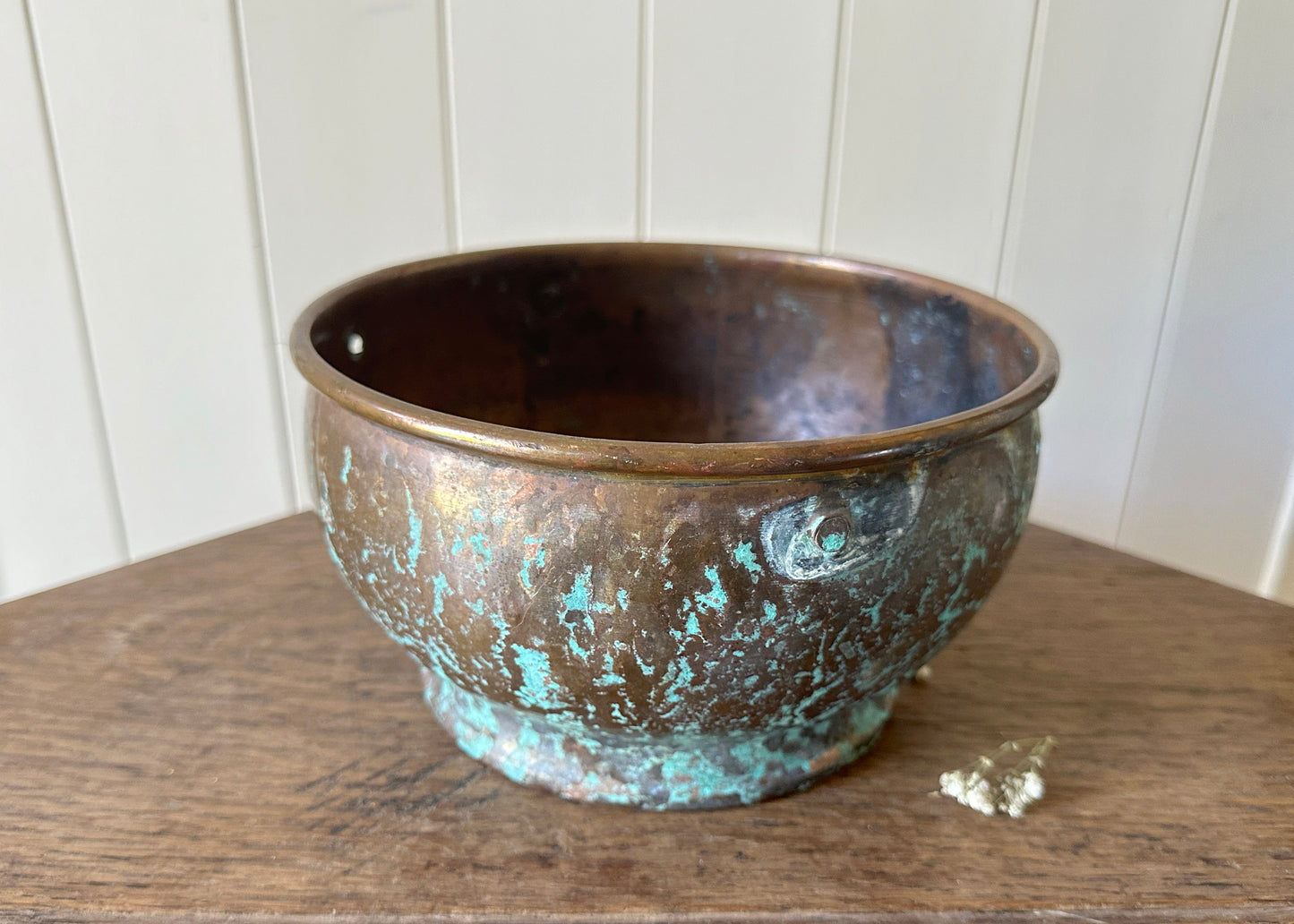 Verdigris Copper Planter