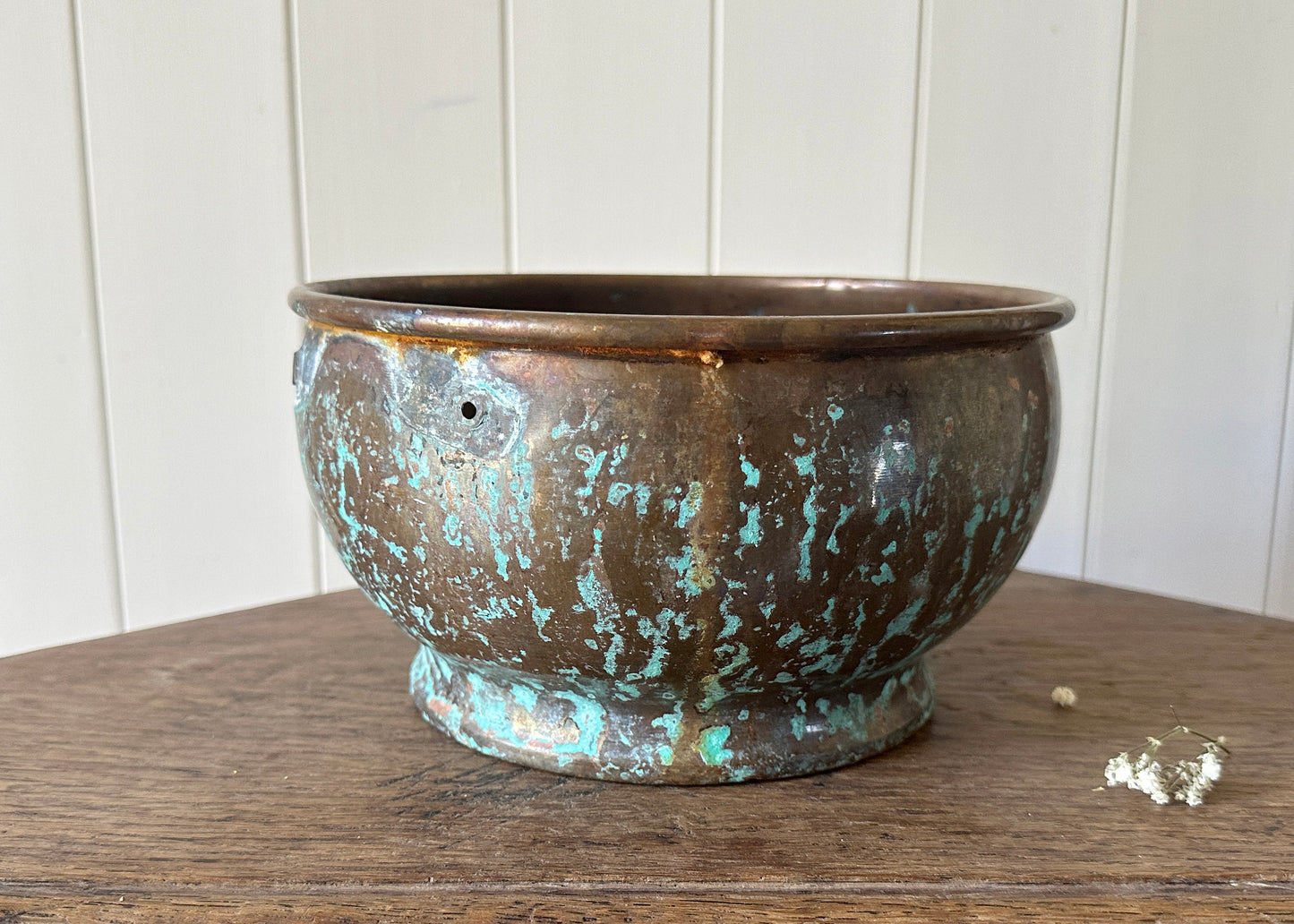 Verdigris Copper Planter