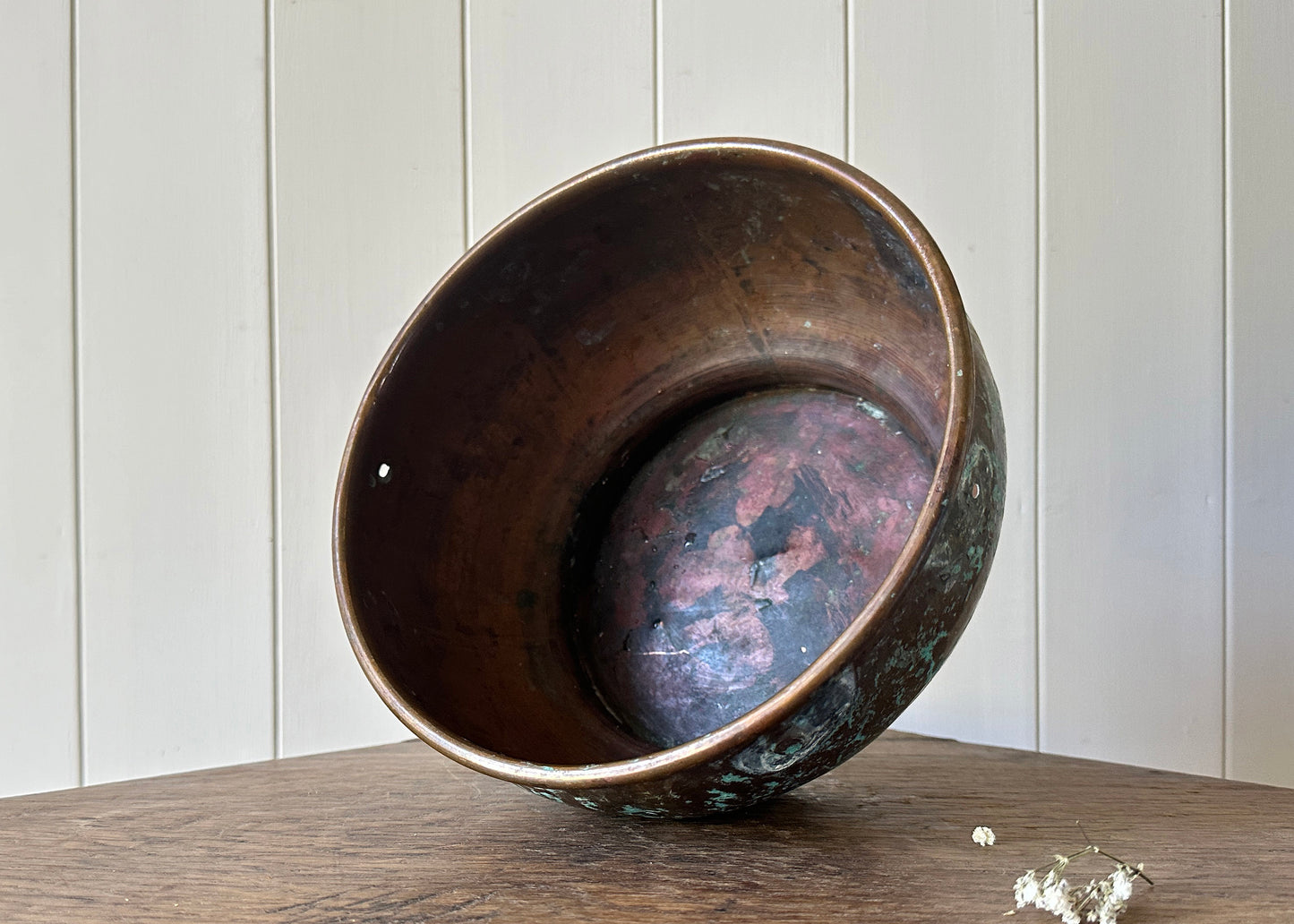 Verdigris Copper Planter