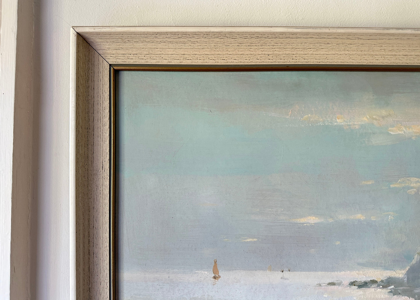 Impressionist Beach Oil Painting