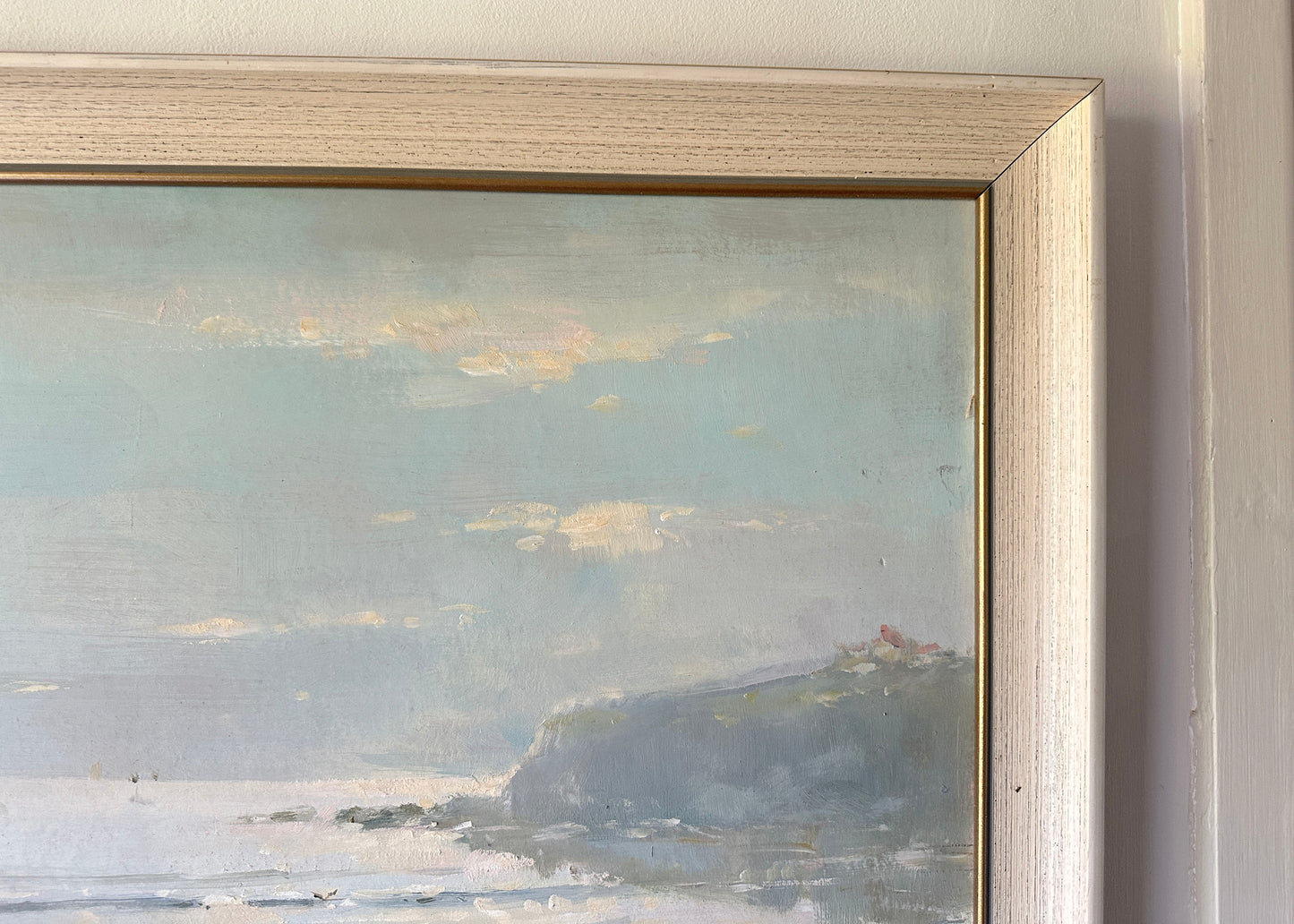 Impressionist Beach Oil Painting