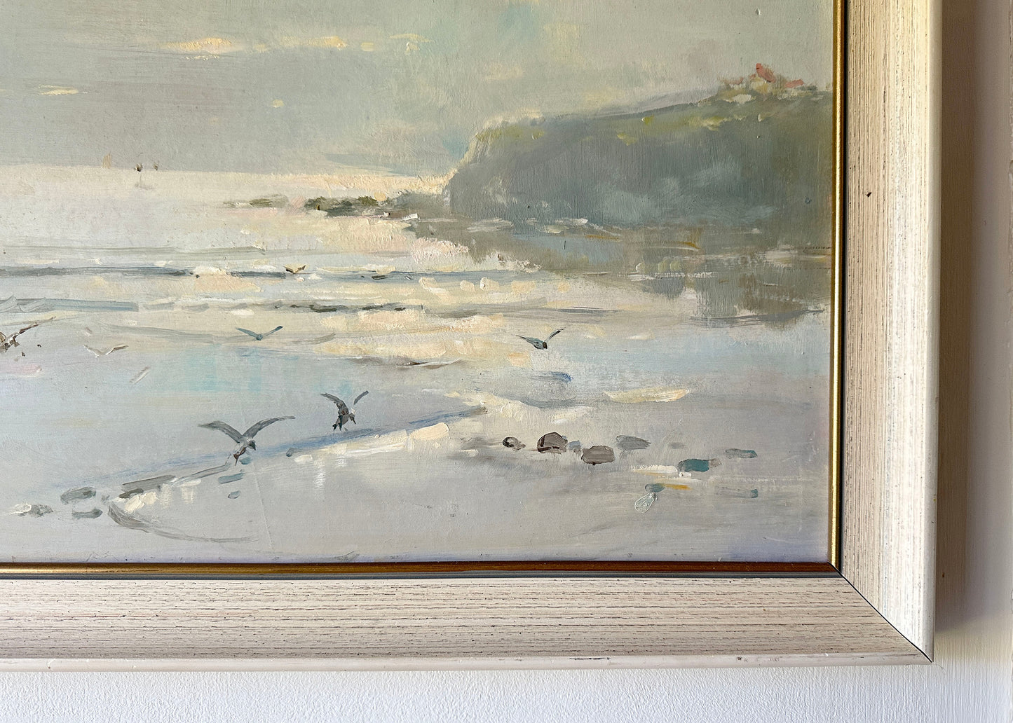 Impressionist Beach Oil Painting