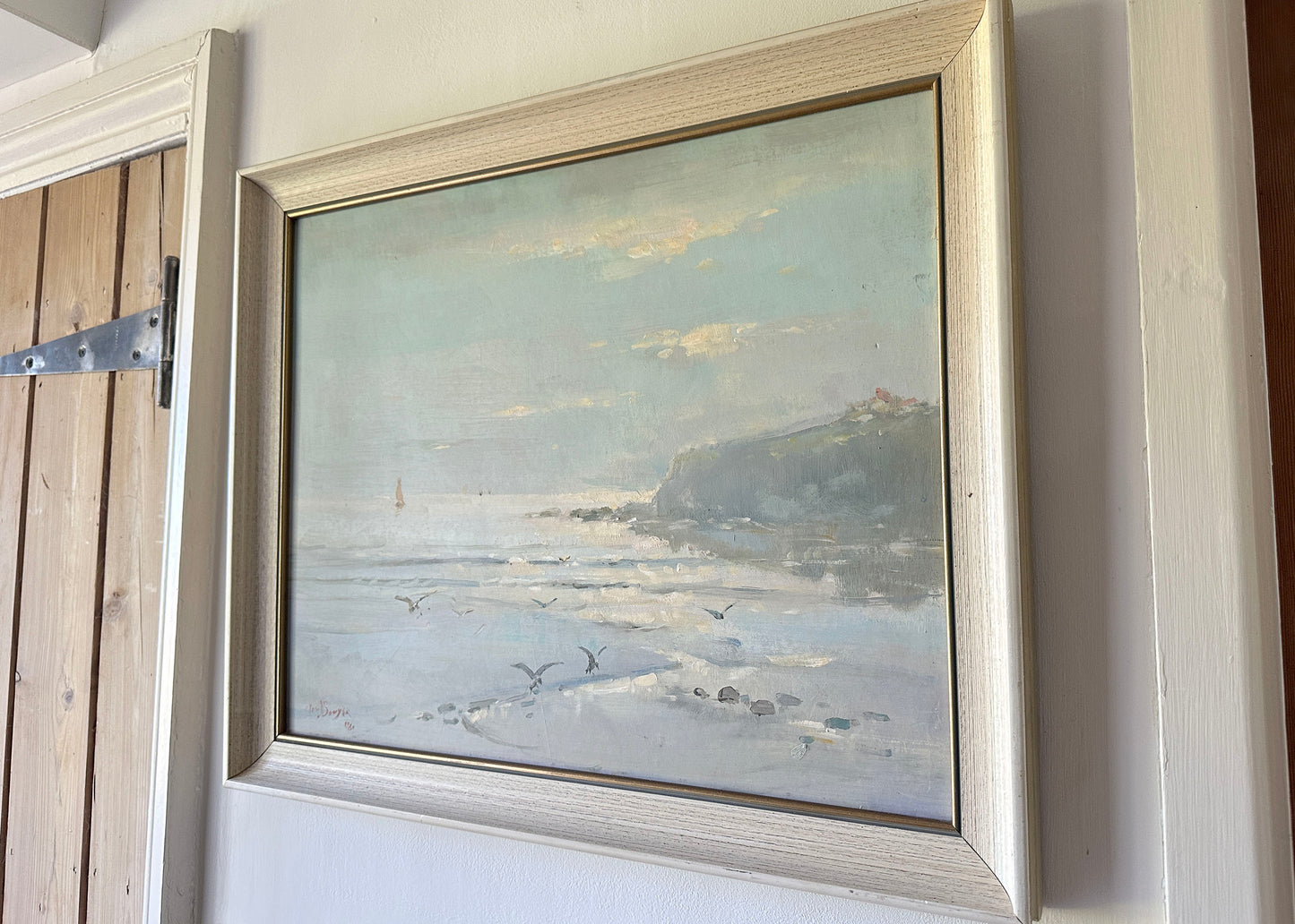 Impressionist Beach Oil Painting