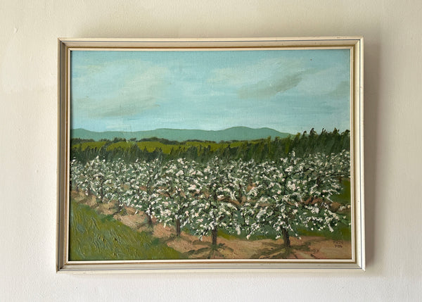 Apple Orchard Oil Painting