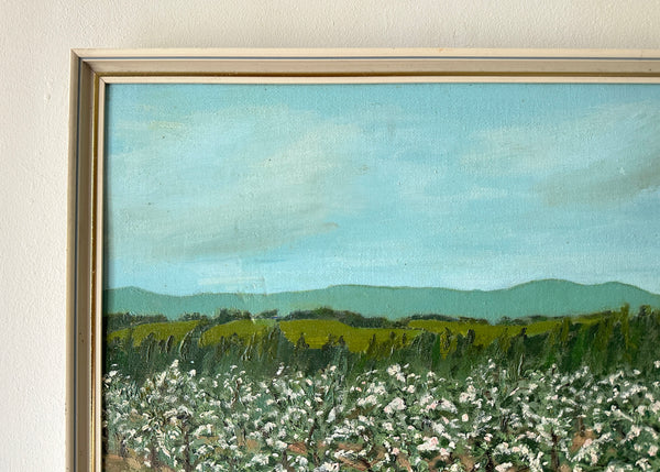 Apple Orchard Oil Painting
