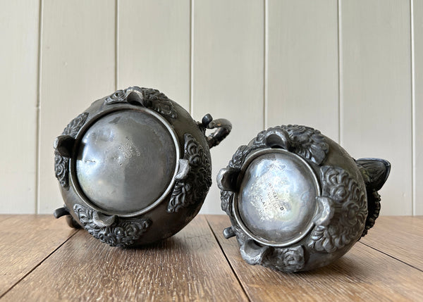 Victorian Sugar Pot & Milk Creamer