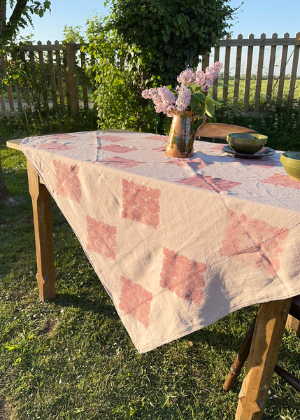 Wild Rose - Reworked Tablecloth
