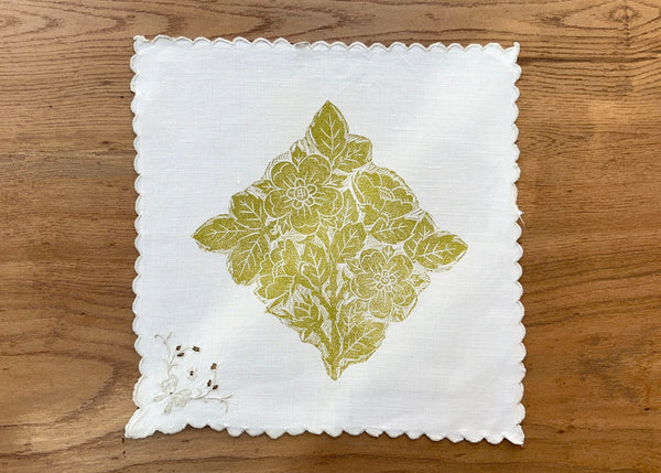 Wild Rose- x4 Reworked Napkins