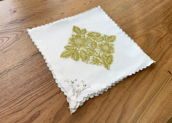 Wild Rose- x4 Reworked Napkins