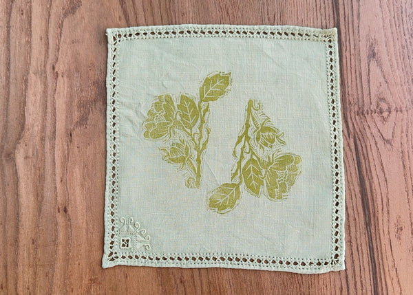 Simple Rose- x6 Reworked Napkins