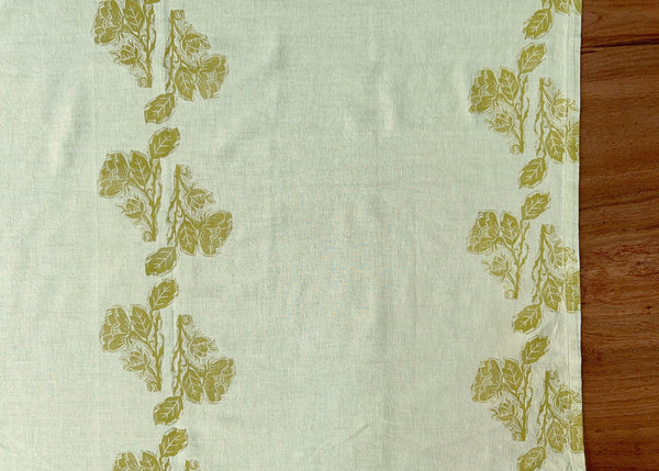 Simple Rose- Reworked Tray Cloth