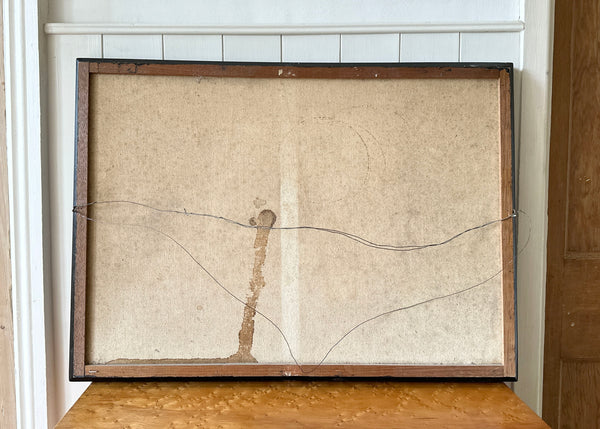 Pair of Dark Landscape Paintings- Australian Impressionism