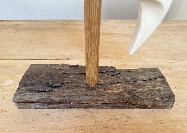 Hand Carved Snowy Egret