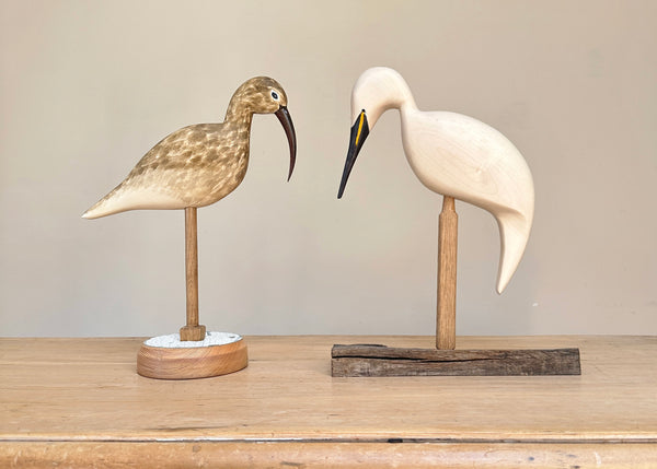 Hand Carved Curlew