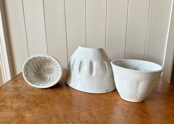 Trio of Victorian Jelly Moulds