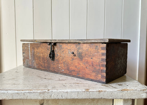 Primitive Wooden Tool Box