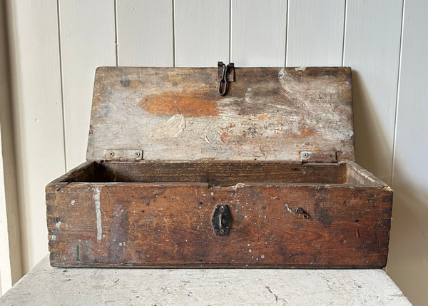 Primitive Wooden Tool Box