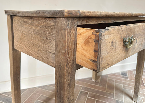 Georgian Oak Side Table