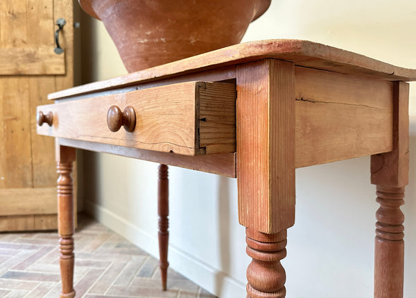 Pitch Pine Side Table