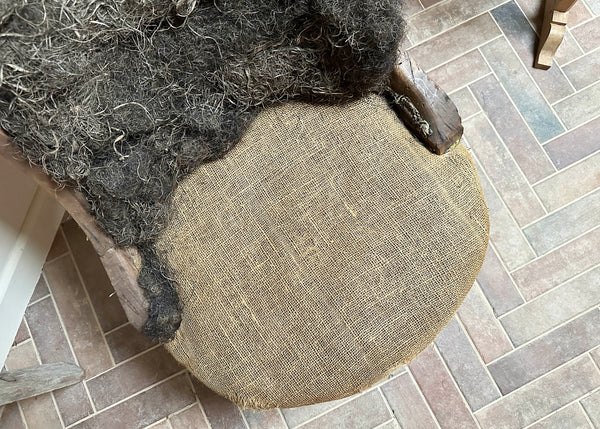 French Deconstructed Slipper Chair