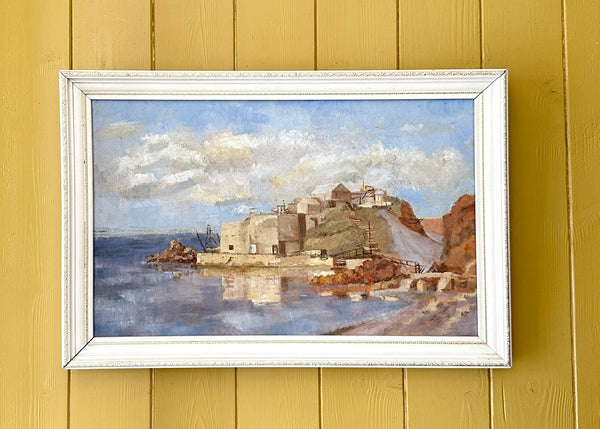 Impressionist Oil Painting, The Old Fortress Corfu