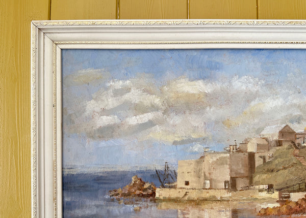 Impressionist Oil Painting, The Old Fortress Corfu