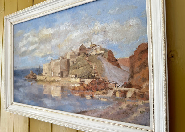 Impressionist Oil Painting, The Old Fortress Corfu