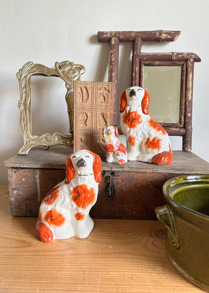 Vintage Bamboo Frame Mirror