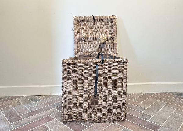 Rustic Wicker Trunk