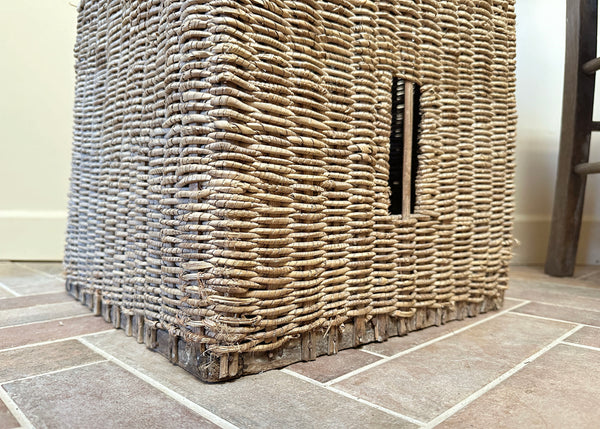 Rustic Wicker Trunk