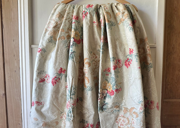 French Floral Chintz Curtain