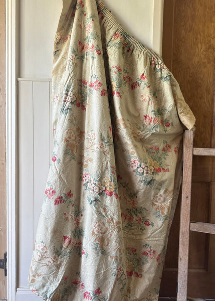 French Floral Chintz Curtain