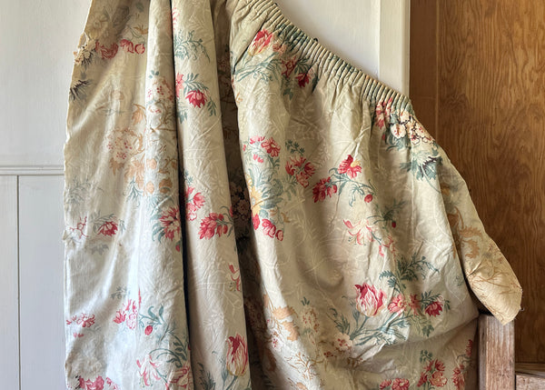French Floral Chintz Curtain