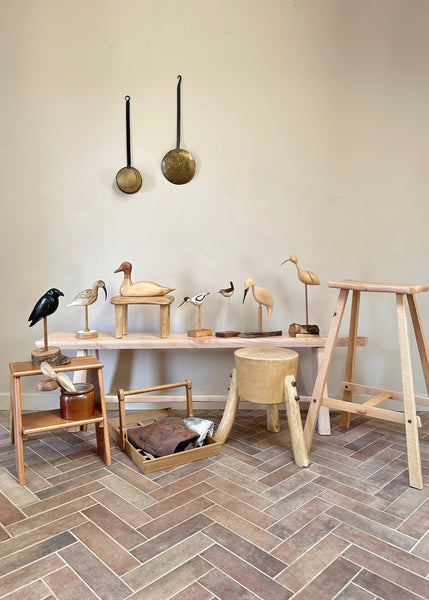 Hand Carved Avocet Sculpture