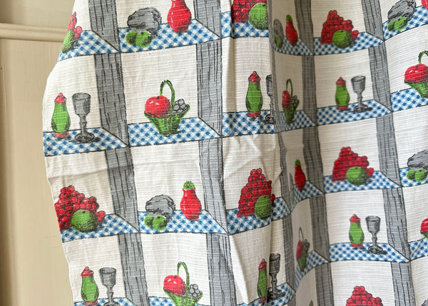 1960s Kitchen Curtain