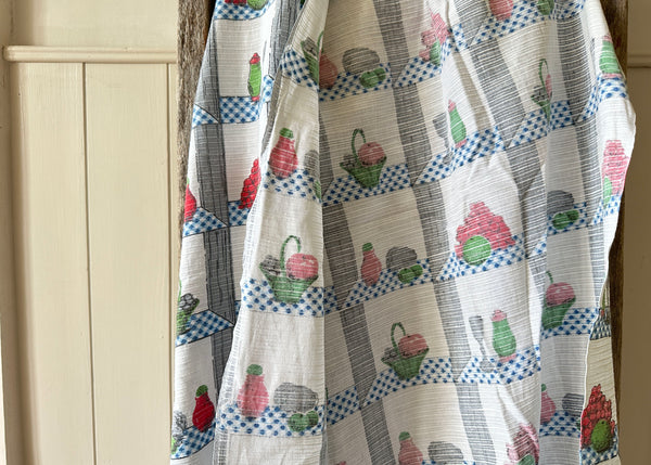 1960s Kitchen Curtain