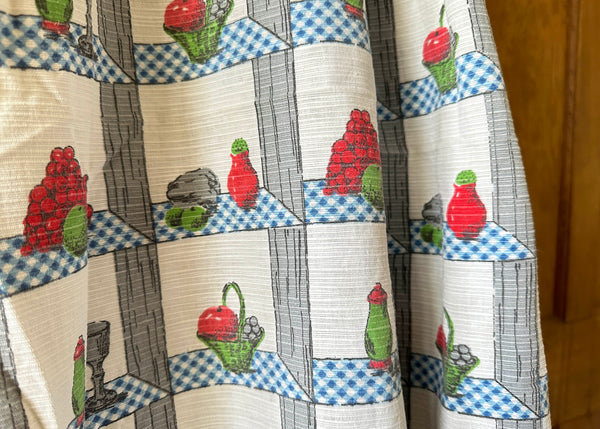 1960s Kitchen Curtain