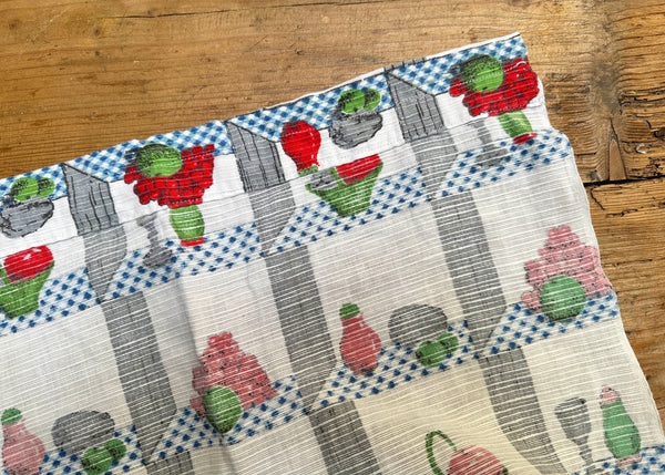 1960s Kitchen Curtain