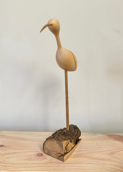 Hand Carved Curlew Sculpture