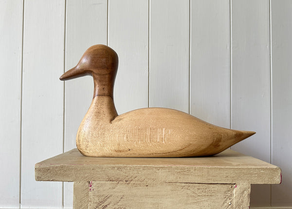Carved Pintail Decoy Duck