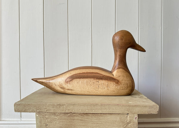 Carved Pintail Decoy Duck
