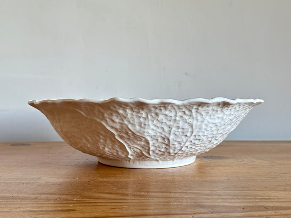 White Cabbage Leaf Bowl