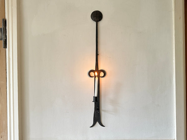 Forged Candle Wall Sconce