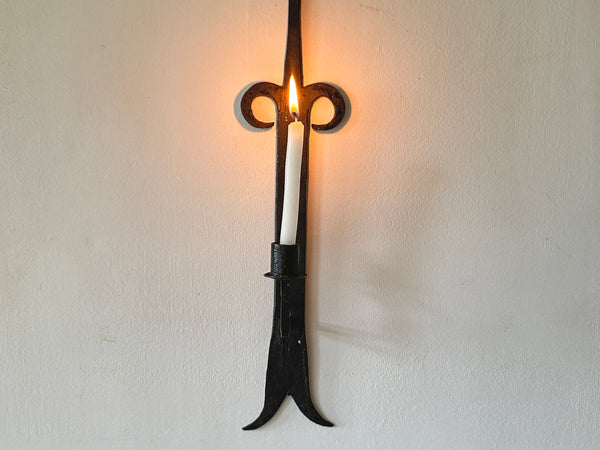 Forged Candle Wall Sconce