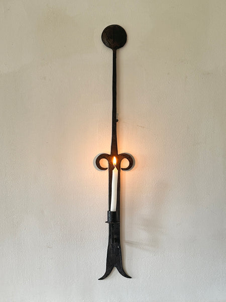 Forged Candle Wall Sconce